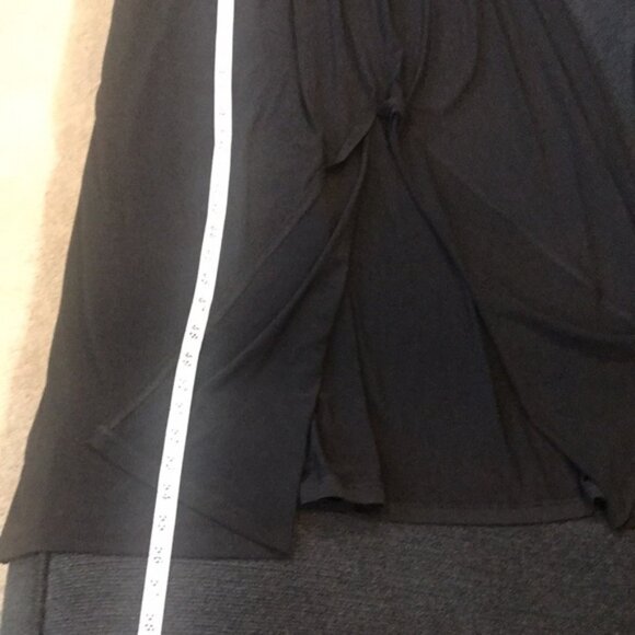 Candalete Floral Sequined Lace Over Tan Bodice Evening Maxi Dress w/Front Slit-M - Picture 10 of 11